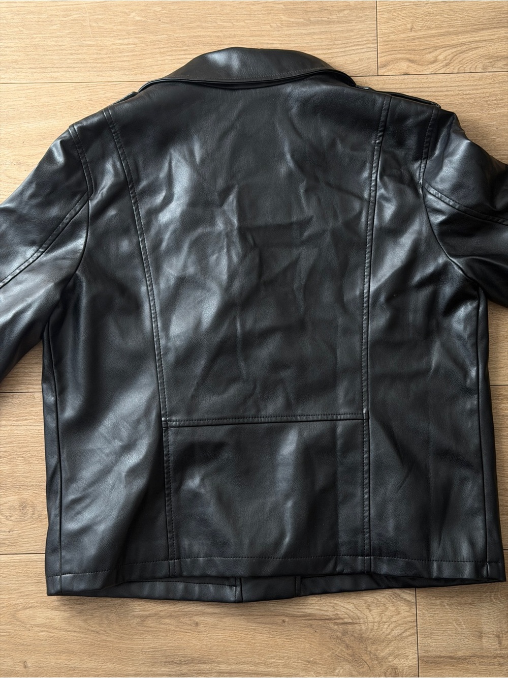 Scoop | Faux Leather Moto Jacket - Picture 6 of 7
